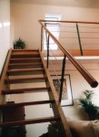 Zugang zur neuen zweiten Dachebene mit einer leichten Treppe